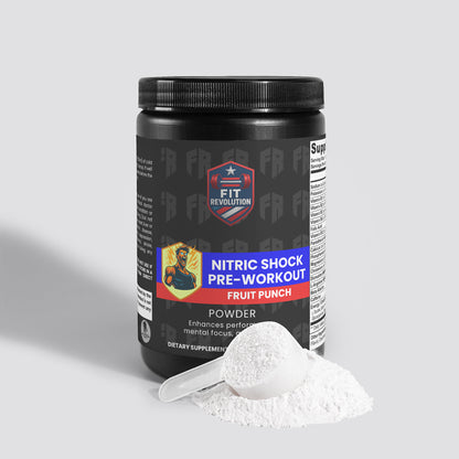 Nitric Shock Pre-Workout Powder (Fruit Punch)